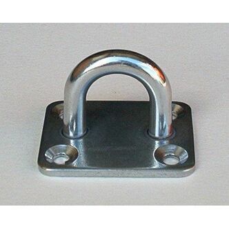 Barrier Rope Stainless Steel Eye Plate 40MM X 50MM