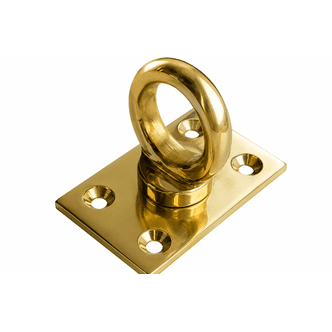 DSM Barrier Rope Intermediate Brass Eye Plate