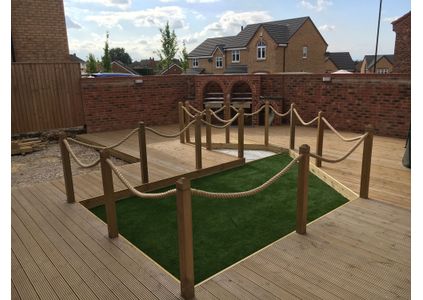 Customer image of Synthetic Hemp Garden Decking Rope