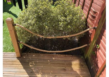 Customer image of Synthetic Hemp Garden Decking Rope