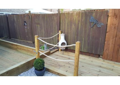 Customer image of Synthetic Hemp Garden Decking Rope