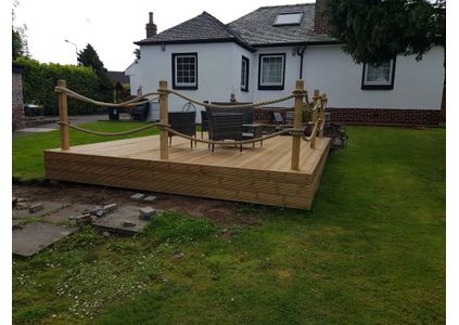 Customer image of Synthetic Hemp Garden Decking Rope