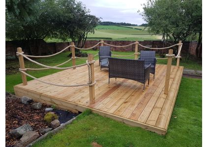 Customer image of Synthetic Hemp Garden Decking Rope