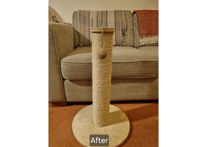 Customer image of Natural Sisal Rope For Cat Scratching Posts