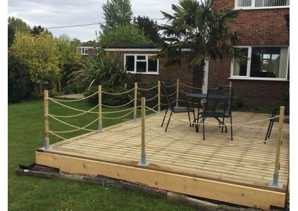 Customer image of Synthetic Hemp Garden Decking Rope