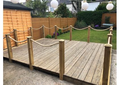 Customer image of Synthetic Hemp Garden Decking Rope