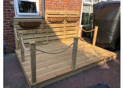 Customer image of Synthetic Hemp Garden Decking Rope