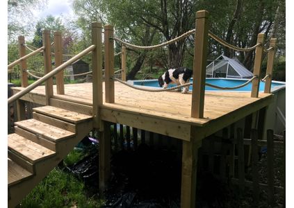 Customer image of Synthetic Hemp Garden Decking Rope