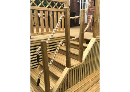 Customer image of Synthetic Hemp Garden Decking Rope