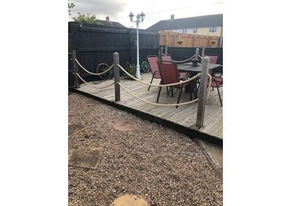 Customer image of Synthetic Hemp Garden Decking Rope