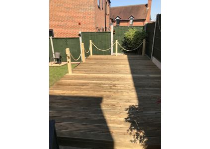 Customer image of Synthetic Hemp Garden Decking Rope