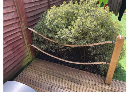Customer image of Synthetic Hemp Garden Decking Rope