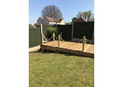 Customer image of Synthetic Hemp Garden Decking Rope