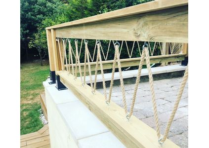 Customer image of Synthetic Hemp Garden Decking Rope