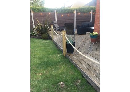 Customer image of Synthetic Hemp Garden Decking Rope