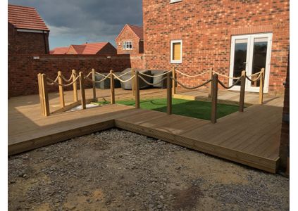 Customer image of Synthetic Hemp Garden Decking Rope