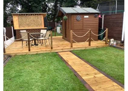 Customer image of Synthetic Hemp Garden Decking Rope