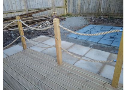 Customer image of Synthetic Hemp Garden Decking Rope