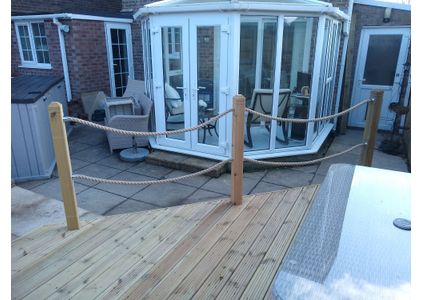 Customer image of Synthetic Hemp Garden Decking Rope