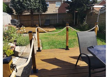 Customer image of Synthetic Hemp Garden Decking Rope