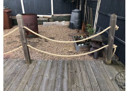 Customer image of Synthetic Hemp Garden Decking Rope