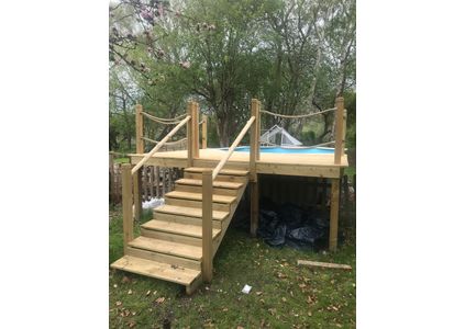 Customer image of Synthetic Hemp Garden Decking Rope