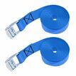 Two x 2.5 metre Cam Buckle Lashing/Tie Down Straps for Carriers Luggage Cargo additional 1