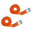 Two x 3.5 metre Cam Buckle Lashing/Tie Down Straps for Carriers Luggage Cargo additional 2