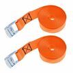 Two x 3.5 metre Cam Buckle Lashing/Tie Down Straps for Carriers Luggage Cargo additional 3