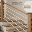 Natural 3 Strand 100% Cotton Rope for Indoor Banisters additional 1