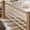 Natural 3 Strand 100% Cotton Rope for Indoor Banisters additional 2