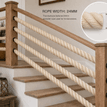 Natural 3 Strand 100% Cotton Rope for Indoor Banisters additional 3