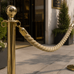 Theatre Synthetic Hemp Traditional Barrier Rope with Brass Or Chrome End Fittings/ Premade additional 1