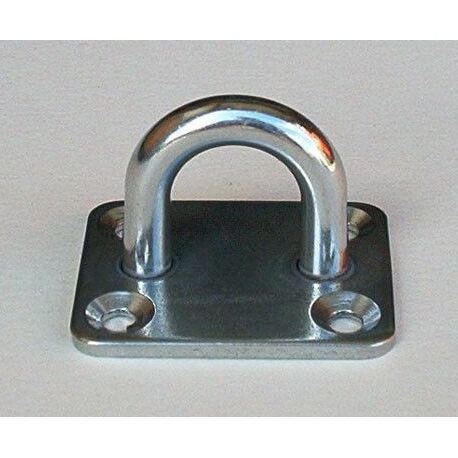Barrier Rope Stainless Steel Eye Plate 40MM X 50MM